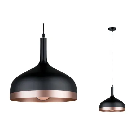 Neordic Embla suspension max 1x20W E27 Noir/Cuivre mat 230V Métal -...