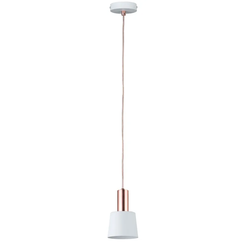 Neordic Haldar suspension max 1x20W E14 Blanc/Cuivre mat 230V Métal...