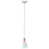 Neordic Haldar suspension max 1x20W E14 Blanc/Cuivre mat 230V Métal...