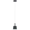 Neordic Haldar suspension max 2x40W E14 Gris foncé/Chrome mat 230V ...