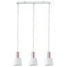 Neordic Haldar suspension max 3x20W E14 Blanc/Cuivre mat 230V Métal...