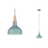 Neordic Juna suspension 160mm max 1x20W E14 Vert doux/Cuivre/Bois 1...