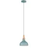 Neordic Juna suspension 160mm max 1x20W E14 Vert doux/Cuivre/Bois 1...