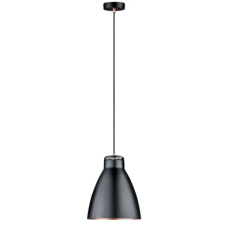 Neordic Roald suspension max 1x20W E27 Noir mat/Gris 230V Métal/Mar...