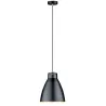 Neordic Roald suspension max 1x20W E27 Noir mat/Gris 230V Métal/Mar...