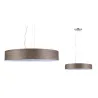 Neordic susp max 3x20W E27 Bois/Chrome Mat 230V Bois Métal - Pas cher