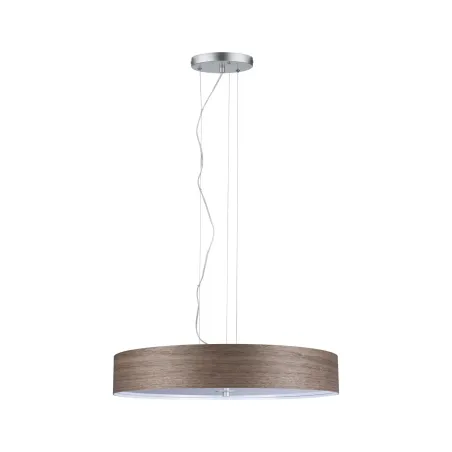 Neordic susp max 3x20W E27 Bois/Chrome Mat 230V Bois Métal - Pas cher