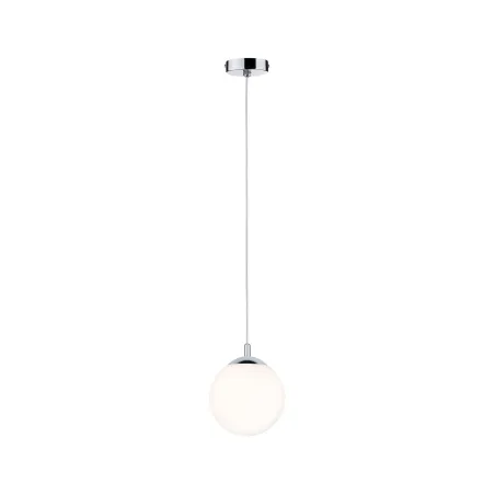 Suspension Galacta IP44 max 20W E27 Sat/Chrome 230V Verre/Métal - P...