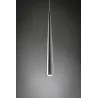 Suspension LED Gutta 1x7W Alu brossé 230V Métal - Pas cher