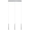Suspension LED Gutta 3x7W Alu brossé 230V Métal - Pas cher