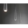 Suspension LED Gutta 3x7W Alu brossé 230V Métal - Pas cher