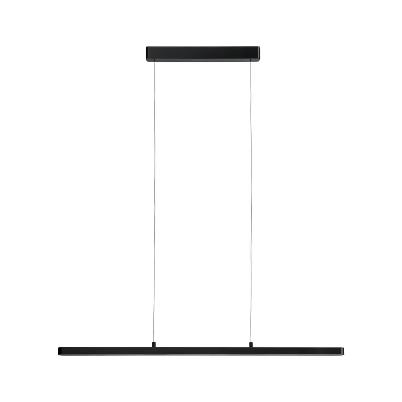 Susp. Lento grad LED 1x42W Noir/ Alu 230V Aluminium/Synthétique - P...