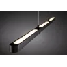 Susp. Lento grad LED 1x42W Noir/ Alu 230V Aluminium/Synthétique - P...