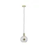 Suspension Neordic Esben max1x20W E27 Clair/laiton brossé 230V, ver...