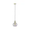 Suspension Neordic Esben max1x20W E27 Clair/laiton brossé 230V, ver...