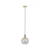 Suspension Neordic Esben max1x20W E27 Clair/laiton brossé 230V, ver...