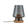 Lampe à poser Neordic Iben max1x20W E27 Verre fumé Liège 230V Verre...