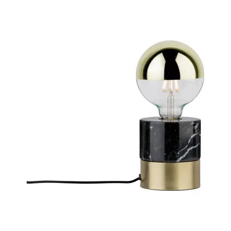 L à pos Neordic Vala max1x20W E27 Laiton br/noir 230V métal/marbre ...