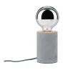 Neordic Mik lampe de table rond max  1x20W E27 Gris 230V Béton - Pa...