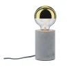 Neordic Mik lampe de table rond max  1x20W E27 Gris 230V Béton - Pa...