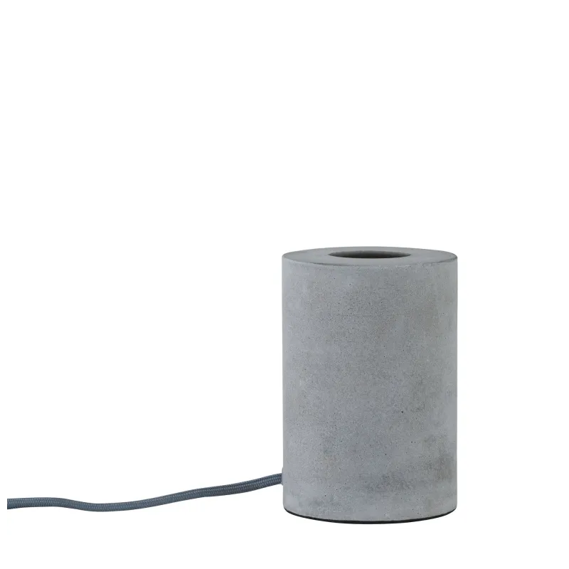 Neordic Mik lampe de table rond max  1x20W E27 Gris 230V Béton - Pa...