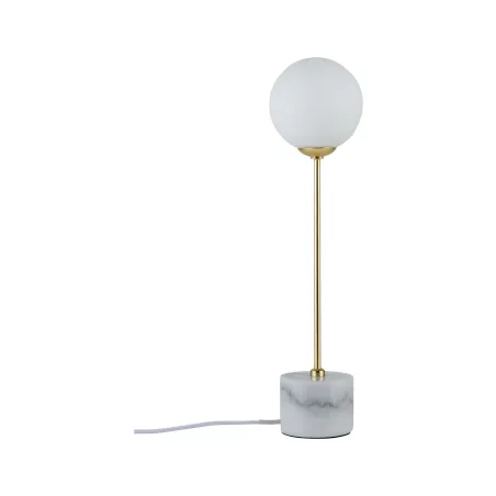 Neordic Moa lampe de table max 1x10W G9 Blanc/Doré mat 230V Verre/M...