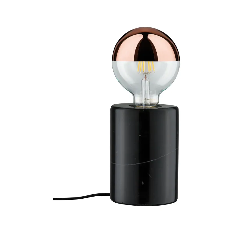 Neordic Nordin lampe de table max 1x20W E27 Noir 230V Marbre - Pas ...