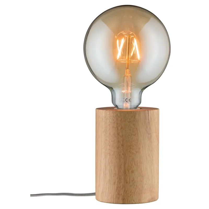 Neordic Talin lampe de table max 1x20W Bois 230V Bois - Pas cher