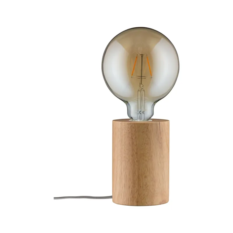 Neordic Talin lampe de table max 1x20W Bois 230V Bois - Pas cher