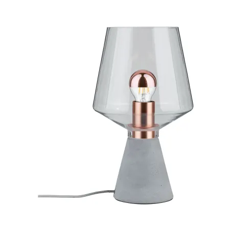 Neordic Yorik lampe de table max 1x20W E27 Clair/Gris/Cuivre Verre/...