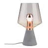 Neordic Yorik lampe de table max 1x20W E27 Clair/Gris/Cuivre Verre/...