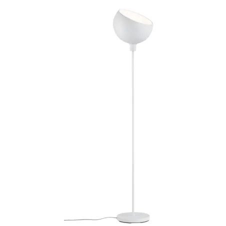 Lampadaire Gambia max.1x60W Blanc dépoli 230V Métal  - Pas cher