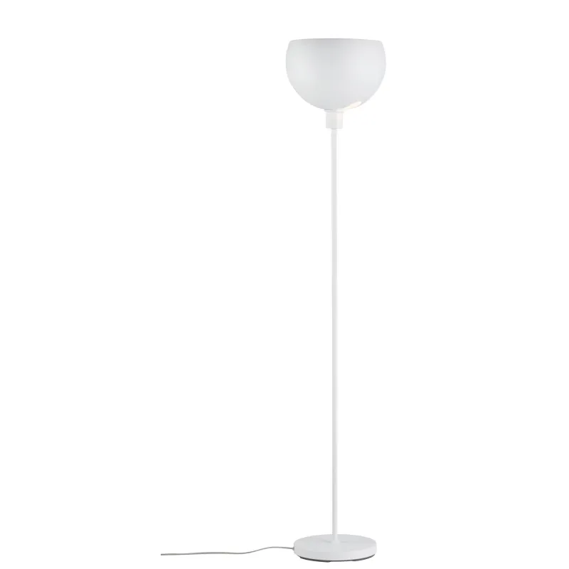 Lampadaire Gambia max.1x60W Blanc dépoli 230V Métal  - Pas cher