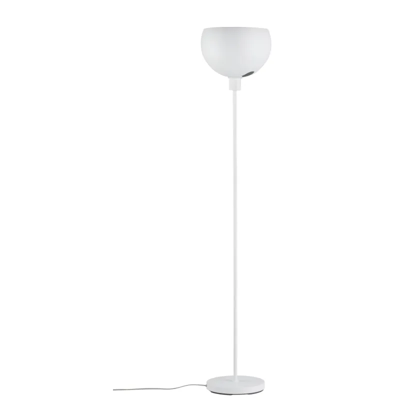 Lampadaire Gambia max.1x60W Blanc dépoli 230V Métal  - Pas cher