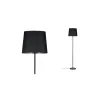Neordic Enja Lampadaire max 1x20W E27 Noir/Cuivre 230V Tissu/Marbre...