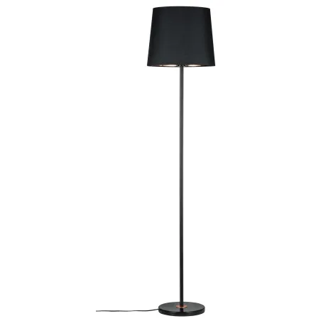 Neordic Enja Lampadaire max 1x20W E27 Noir/Cuivre 230V Tissu/Marbre...