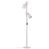 Neordic Haldar lampadaire max 2x20W E14 Blanc/Cuivre mat 230V Métal...
