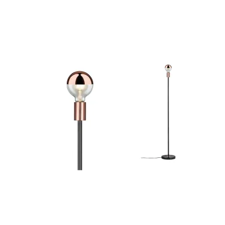 Neordic Nordin Lampadaire max 1x20W E27 Noir/Cuivre mat 230V Marbre...