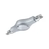 Connecteur en ligne URail LED 5,8W chrome mat 230V Métal reglable