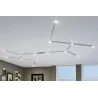 Connecteur en ligne URail LED 5,8W chrome mat 230V Métal reglable