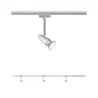 Kit URail Barelli max. 3x GU10 chrome mat/chrome 230V metal/Syn 1.2m