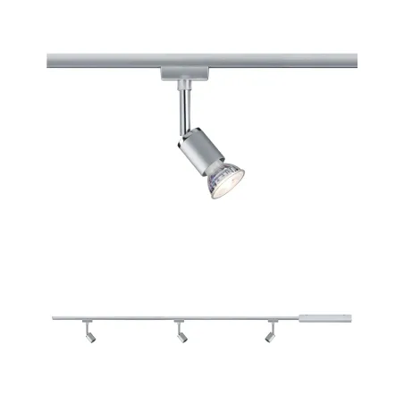 Kit URail Pure II chrome mat Sans sources, max. 10W GU10