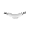 Connecteur en L URail spot LED 1x5,8W Blanc 230V Métal reglable