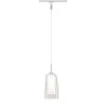 Pendulum Arido II URail LED 1x5W GU10 chrome mat/clair/satin 230 V Métal/verre