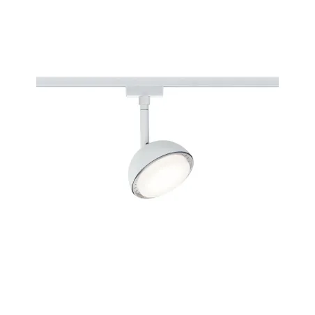 Spot LED URail Hemi Blanc 230 V, métal/plastique