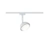 Spot LED URail Hemi Blanc 230 V, métal/plastique