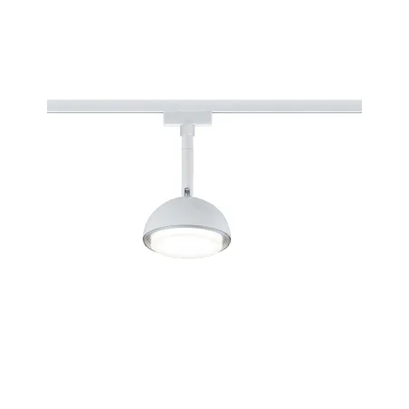 Spot LED URail Hemi Blanc 230 V, métal/plastique
