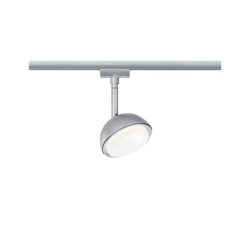 Spot LED URail Hemi Chrome Mat 230 V, métal/plastique