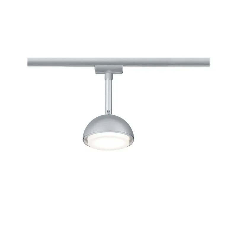 Spot LED URail Hemi Chrome Mat 230 V, métal/plastique