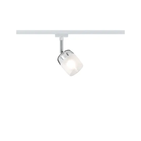 URail Spot Blossom blanc clair-/verre satiné sans ampoule, max. 10 W G9 